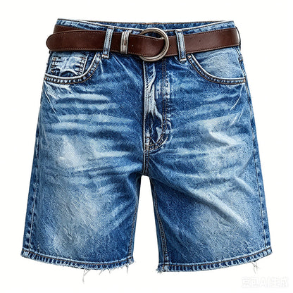 Women's Mid-Rise Denim Bermuda Shorts