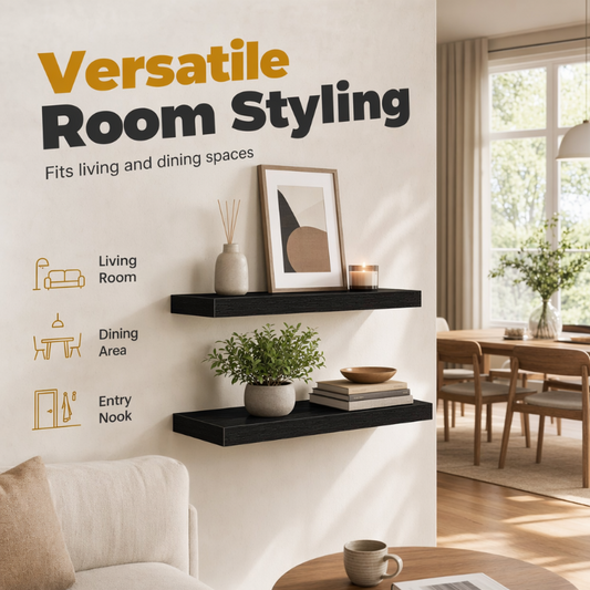 🗄️50% OFF! Wooden Wall Shelves – sleek floating design, natural finish, effortless organization – upgrade your space today. 🏡