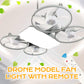 🔥🚁 50% OFF! E27 Drone Fan Light – 3-speed adjustable, LED lighting, remote included – unique ceiling fixture for any room. ✨🏠
