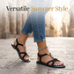 👡✨ Women Flat Sandals with Pearls – 50% OFF! Elegant pearl details, comfortable flat sole – perfect for summer days & special occasions. 🔥🌸