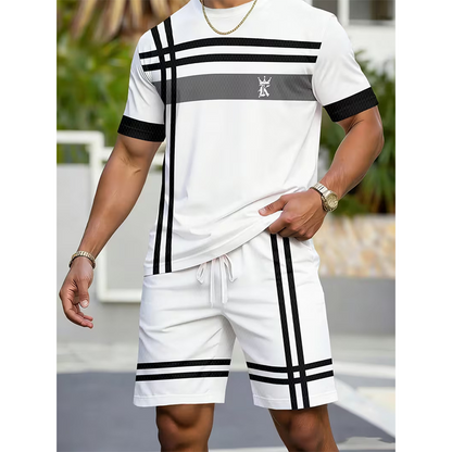 👕🩳 Men's Summer 2-Piece Athletic Set – 50% OFF! Breathable, lightweight, perfect for gym, running & everyday wear. ☁️☀️