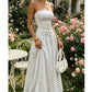 🌸 Women's Fashion Polka Dot Strapless Dress | Sweetheart Neckline, Flirty Print & Perfect for Summer Days & Parties