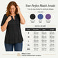 👚✨ Women's Casual V-Neck Pleated Blouse – 50% OFF! Flattering V-neck, delicate pleats, relaxed fit – perfect for work & weekend. 🔥🌸