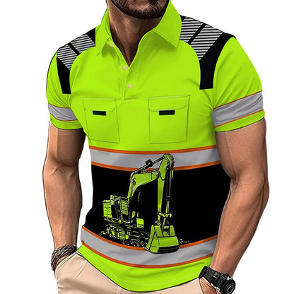 🚜 Excavator Graphic Tee – Rugged Design & Breathable Comfort for Worksite or Weekend ☀️