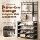 👟🧥 Multi-Functional Entryway Shoe & Coat Rack – 50% OFF! 2-in-1 storage for shoes & coats – keeps your entryway tidy and organized. 🔥🏠