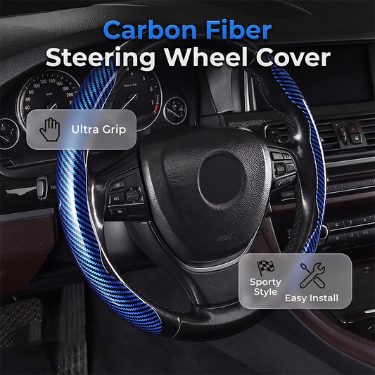 🚗🔥 Universal Non-Slip Steering Wheel Cover – 15 inch, anti-slip, all-season. 50% OFF! 💪