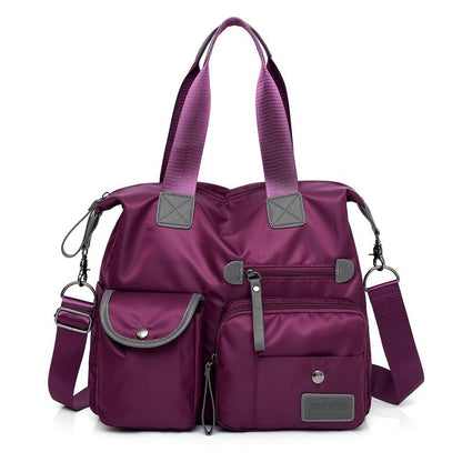 👜50% OFF LIMITED SALE! Large Capacity Waterproof Oxford Tote Bag for Women, Multi-Pocket 3 Ways Carry Handbag Crossbody Shoulder Bag for Daily Travel Work Shopping