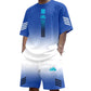 👕🩳 Men's Summer T-Shirt & Shorts Two-Piece Set – 50% OFF! Breathable, lightweight, perfect for hot days & casual outings. ☀️