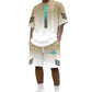 👕🩳 Men's Summer T-Shirt & Shorts Two-Piece Set – 50% OFF! Breathable, lightweight, perfect for hot days & casual outings. ☀️