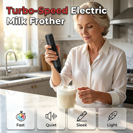 🥛🌀 Handheld High-Speed Electric Milk Frother – 50% OFF! Silky foam in seconds – perfect for coffee, cappuccino & matcha. 🔥☕