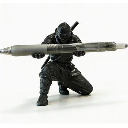 ⚔️🖊️ Creative 3D Printed Ninja Warrior Pen Holder – 50% OFF! Unique desk decor, holds pens & supplies – perfect for offices & gamers. 🔥✨