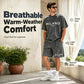 👕🩳 Men's Casual T-Shirt and Shorts Set – 50% OFF! Relaxed fit, breathable, perfect for summer days & lounging. 🔥☀️