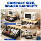 💥50% OFF NOW! 🍳 2-Tier Microwave Stand with Slide-Out Drawer – Heavy-duty, space-saving & sturdy – Perfect for kitchen, office & dorm counters 🏠