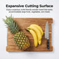 🎁🔪 50% OFF! Slide-Out Tray Cutting Board – wooden design, easy cleanup, great for cheese, fruits & veggies. 🧀🍎