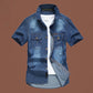 🏖️ Summer Casual Shirt — Lightweight Denim