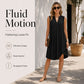 🌿Pleated V-Neck Dress – Lightweight fabric & effortless elegance – Elevate your everyday look.