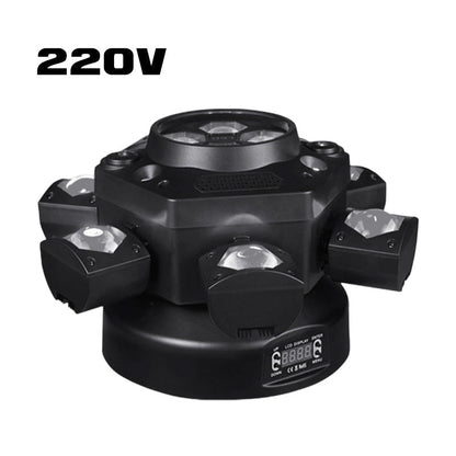 🎁💡 XDV 6-Arm Stage Light – 50% OFF! RGBW colors, strobe effects, DMX control – great for events & festive decor. 🎵