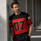 📢📢50% OFF !! ⏰Men’s Bold Number Graphic Sports T-Shirt