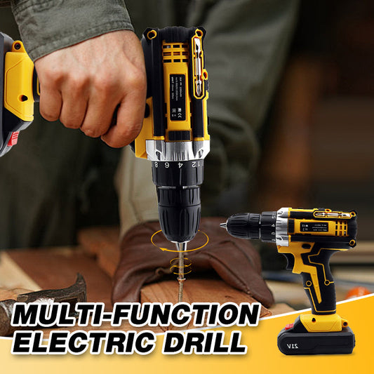 🔧⚡ Electric Cordless Drill with Battery & Charger – 50% OFF! 18V power, 2-speed, lightweight – ready for any project. 🔥💪