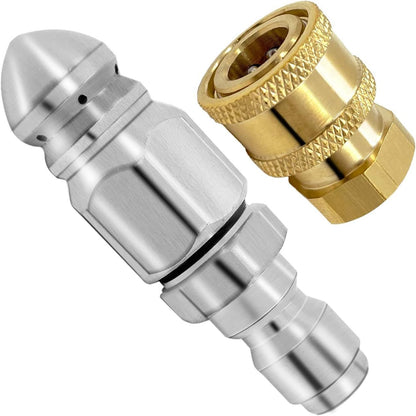 🚰💪 Powerful Pipe Cleaning Nozzle – 50% OFF! High-pressure, multi-jet, unclogs drains fast – no chemicals, no hassle. 🔥🔧