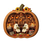 🔥While Supplies Last 50% OFF!🎉 Halloween Wooden Pumpkin Tabletop Decor