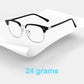 👓💙 Blue Light Blocking Half-Rim Glasses – 50% OFF! Protect your eyes, reduce strain, half-rim lightweight design – perfect for screen time. 🔥✨