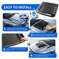 Universal Car Hood Vent Bonnet Scoop Decorative Cover ABS Car Styling Accessories