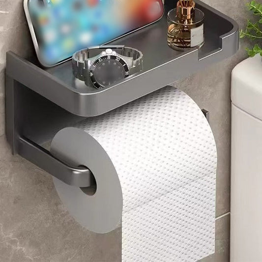 🧻📦 Wall-mounted toilet roll holder with storage compartment – 50% OFF! Handy storage for your mobile, soap and more – space-saving, sturdy, easy to fit. 🔥🚽