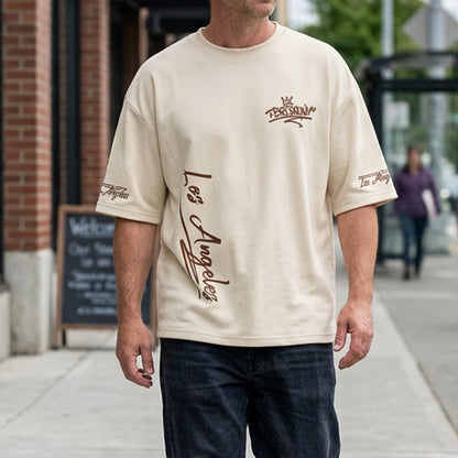 👕🗽 Men's Oversized Brooklyn Graphic T-Shirt – 50% OFF! Bold print, relaxed oversized fit, streetwear vibe – your new go-to tee. 🔥💪