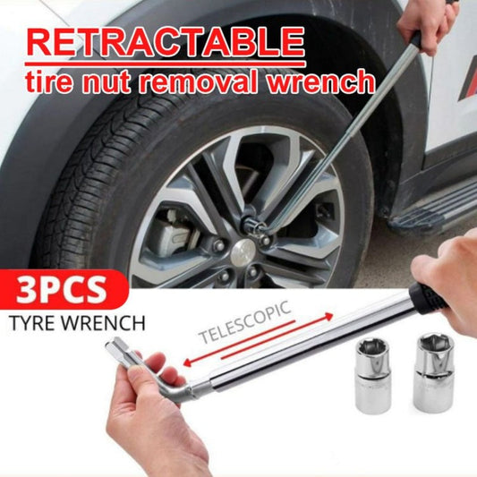 🔧🔩 Heavy Duty L-Type Extended Lug Wheel Wrench – 50% OFF! Extra leverage, durable steel, universal fit – change tires with ease. 🔥🚗