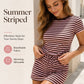 👕🌸 Women's Striped Two-Piece Skirt Set – 50% OFF! Matching top + skirt, classic stripes, effortless chic – perfect for any occasion. 🔥✨