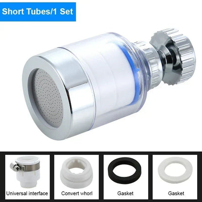 🚰50% OFF NOW! Pressurized Splash‑proof Filter Faucet Nozzle‑Multi‑Layer Filtration Tap Aerator, High‑Pressure Anti‑Splash Water Saving Sink Faucet Attachment