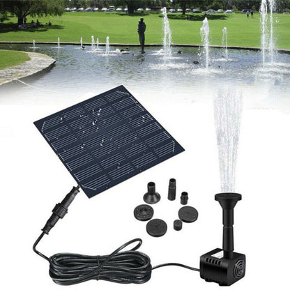 📢📢50% OFF !! ⏰Outdoor Solar Fountain Water Pump Set for Garden