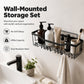 🎁🚿 50% OFF! No-Drill Wall Shelves – easy install, durable stainless steel, holds bottles & essentials – clutter-free space. 🛡️✅