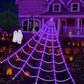 🕷️💡 5M Halloween Spider Web Light – 50% OFF! Spooky glowing web, battery-operated, versatile install – perfect for haunted vibes. 🔥🎃