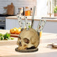 💀🔪 Skull Resin Knife Holder – 50% OFF! Macabre design, sturdy resin, no installation – store & display your knives in style. 🔥🏠
