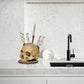 💀🔪 Skull Resin Knife Holder – 50% OFF! Macabre design, sturdy resin, no installation – store & display your knives in style. 🔥🏠