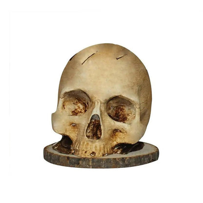 💀🔪 Skull Resin Knife Holder – 50% OFF! Macabre design, sturdy resin, no installation – store & display your knives in style. 🔥🏠
