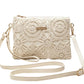🌸👜 Floral Cutout Crossbody Bag – 50% OFF! Lightweight, versatile, day-to-night style – intricate floral texture, boutique charm. ✨