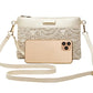 🌸👜 Floral Cutout Crossbody Bag – 50% OFF! Lightweight, versatile, day-to-night style – intricate floral texture, boutique charm. ✨