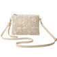 🌸👜 Floral Cutout Crossbody Bag – 50% OFF! Lightweight, versatile, day-to-night style – intricate floral texture, boutique charm. ✨