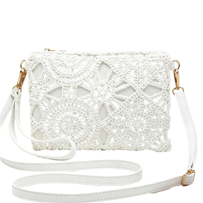 🌸👜 Floral Cutout Crossbody Bag – 50% OFF! Lightweight, versatile, day-to-night style – intricate floral texture, boutique charm. ✨