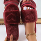 ☁️50% OFF! Plush House Slippers – velvety soft lining, non-slip flat sole, elegant solid colors – home luxury. ✨💖