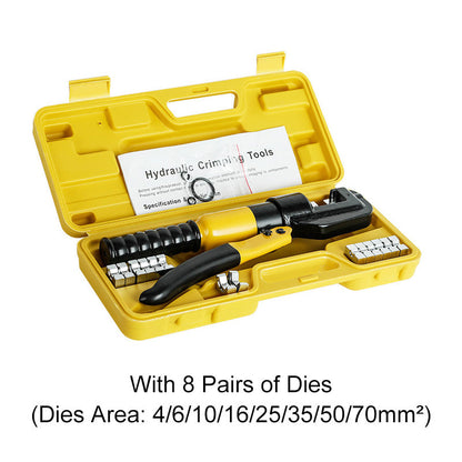 🔧 50% OFF! Cable Crimper – 12mm stroke, oil return valve, slip-resistant grips – for battery, welding & electrical cables. 🛠️