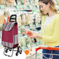 🛒Folding Stair Climbing Cart – 50% OFF! Large capacity, smooth climbing wheels, lightweight – perfect for shopping & daily travel. 🏠
