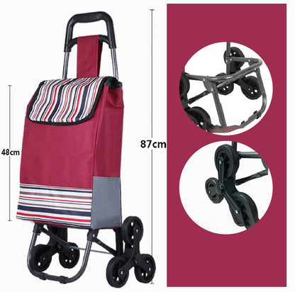 🛒Folding Stair Climbing Cart – 50% OFF! Large capacity, smooth climbing wheels, lightweight – perfect for shopping & daily travel. 🏠