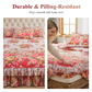 ⏳Limited-time 47% off⏰3-Piece Floral Ruffled Bed Skirt Set🌸🛏️