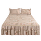 ⏳Limited-time 47% off⏰3-Piece Floral Ruffled Bed Skirt Set🌸🛏️