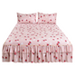 ⏳Limited-time 47% off⏰3-Piece Floral Ruffled Bed Skirt Set🌸🛏️