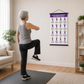 🧓📋 Tai Chi Workout Poster for Seniors – 50% OFF! 16 illustrated exercises, standing or seated, large text – easy to follow. 💪